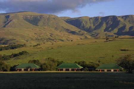 Badplaas, A Forever Resort: 6-Sleeper Log Cabin. 2 bedrooms (1 double, 2 single & 1 sleeper couch) 